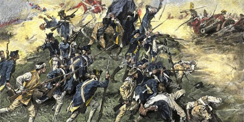 British Attack on American Forces in Savannah Georgia in the Revolutionary